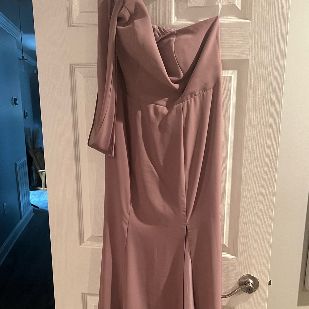 Simple bridesmaid dress